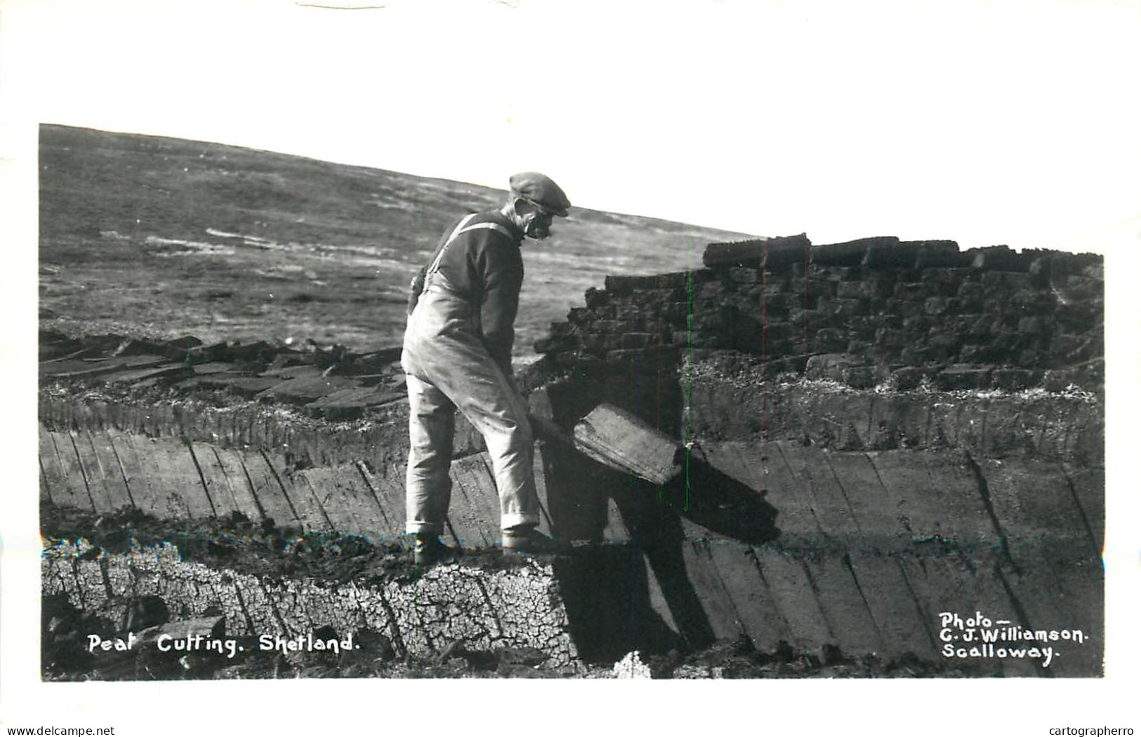 Shetland Peat Cutting - Shetland