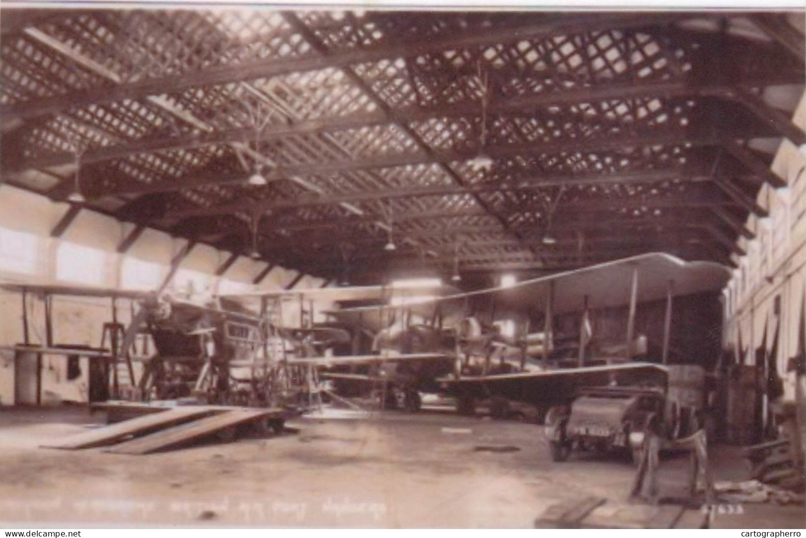 South London Croydon Continental Size 10 X 14 Cm Repro Photo Croydon Aircraft Small Factory Byplane - Europa