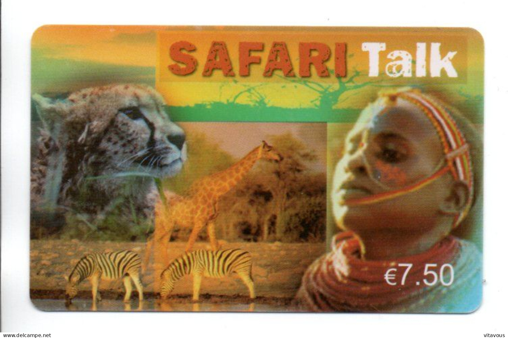 Safari Talk  Carte Prépayée France Card  Karte (K 228) - Autres & Non Classés