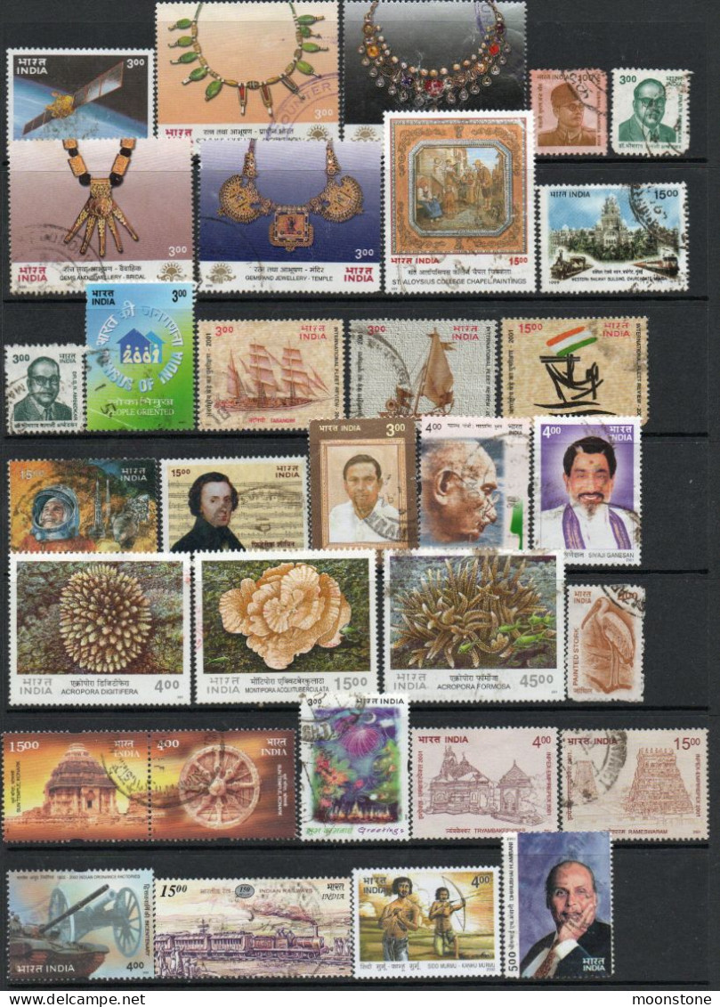 India 2000-17 Collection Of Used Stamps (139), SG Cat. Value £100+, SG Various - Verzamelingen & Reeksen