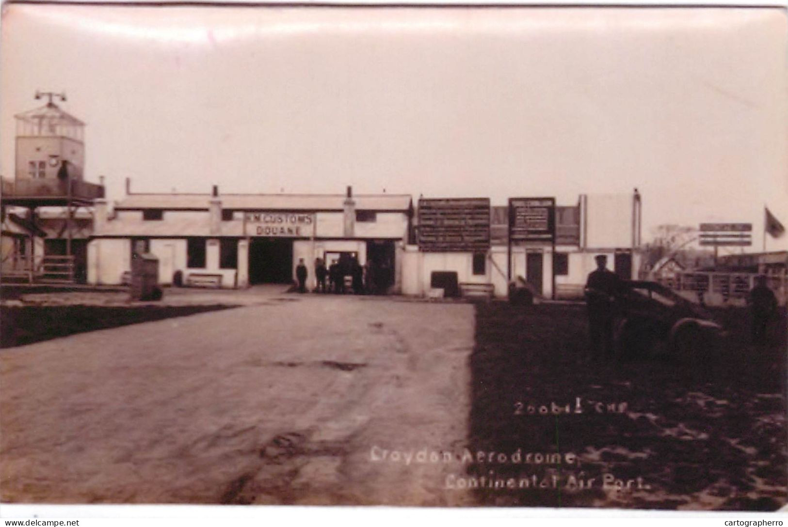 South London Croydon Continental Size 10 X 14 Cm Repro Photo Croydon Aerodrome - Europa