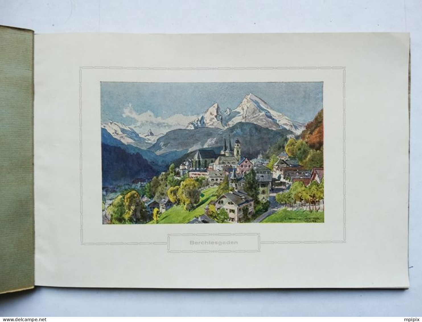 Livret Berchtesgaden Königssee E.T. Und E.H. Compton Eugen Richter Vues Tableaux Bavière Bavaria Alpes - Libri Vecchi E Da Collezione