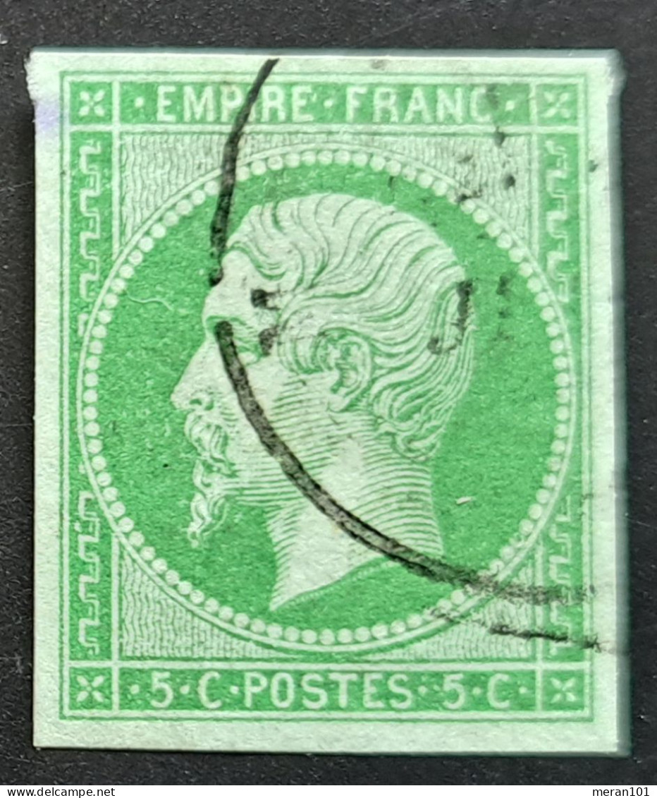 Frankreich 1853, Mi 11a Gestempelt 5 C. - 1853-1860 Napoleon III