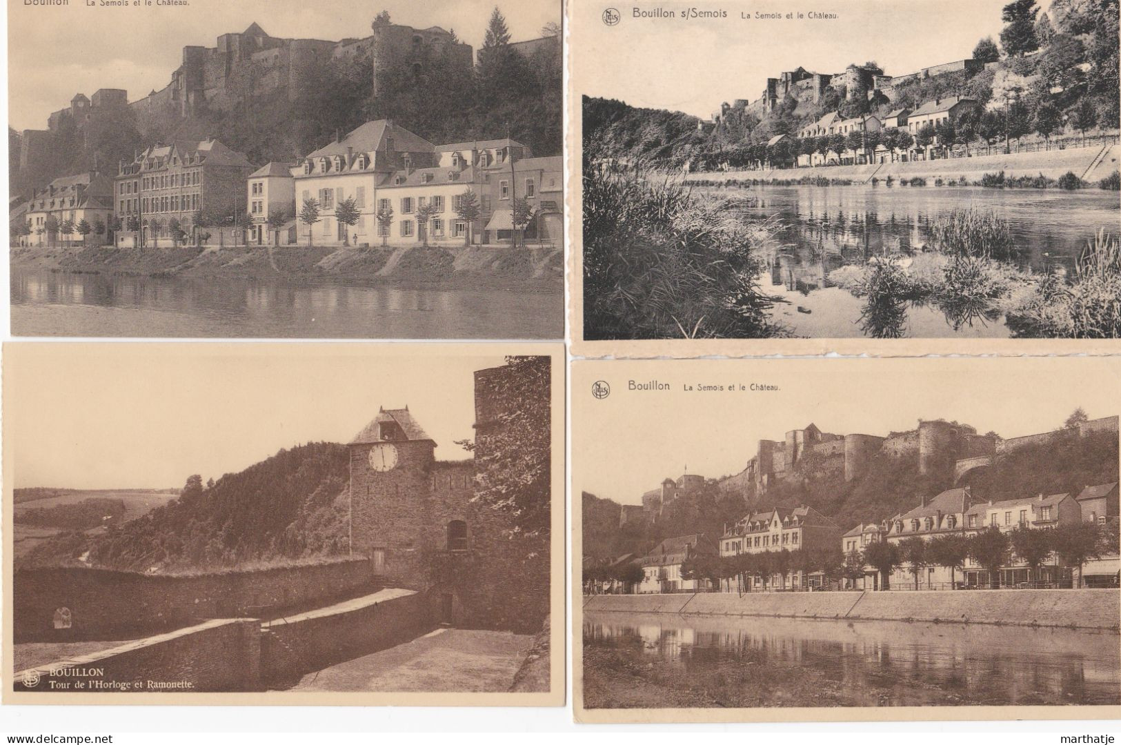 39 Cartes Postales De Bouillon - Province Luxemburg - Belgique - Verzamelingen & Kavels