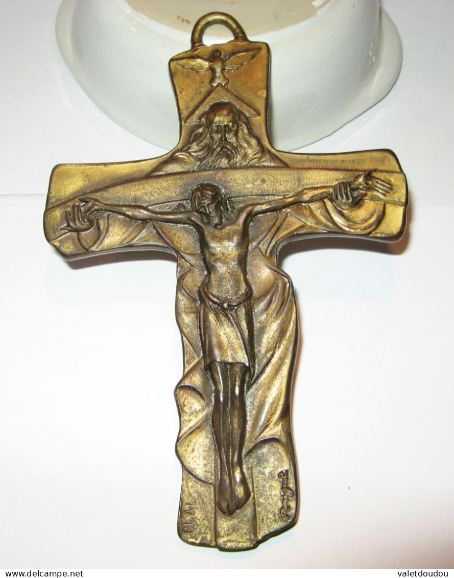 Crucifix Tercium Millennium .Bronze. - Religion & Esotérisme