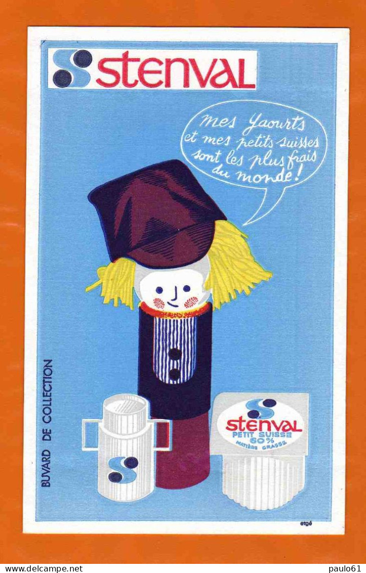 BUVARD : Yaourts Et Petits Suisses STENVAL - Milchprodukte