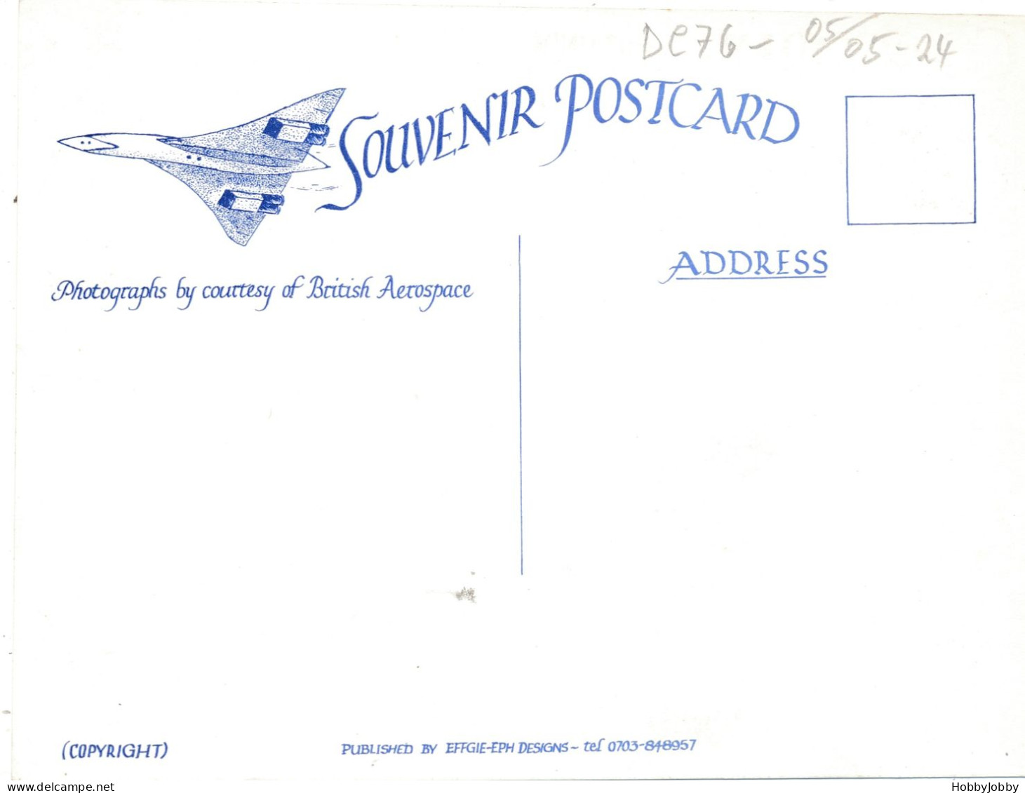 CONCORDE  10th Anniversaryt: 1969-79 /  2 Hours + 56 Minutes:Fairford To Bangor  3 Stamps Depicted / Prototype No. 002 - 1946-....: Moderne