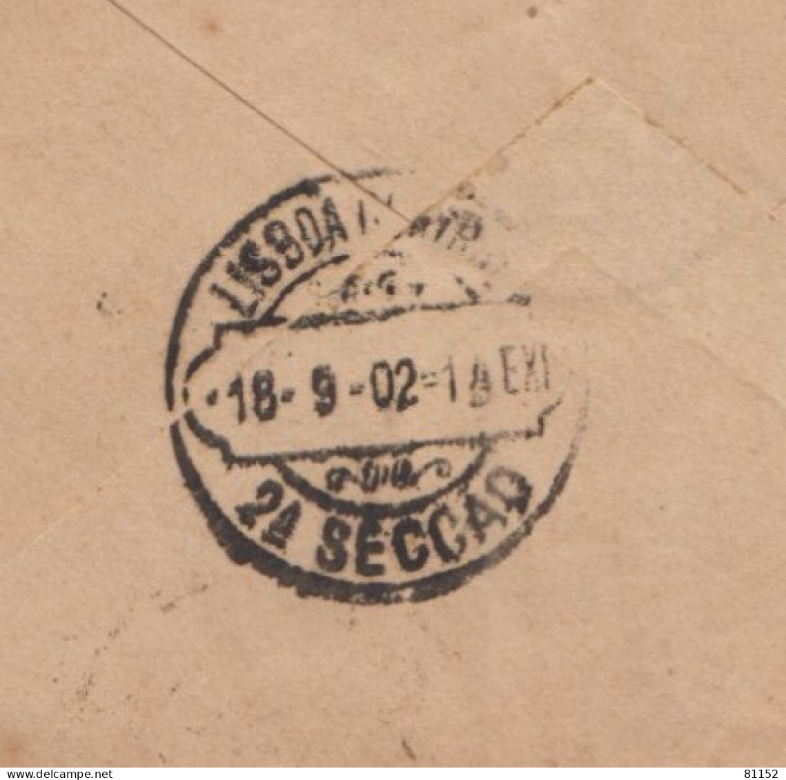 Portugal Entier Charles 1er  25r  Le17 9 1902  Cachet Pub " Diversos Artigos SANTAREM Vallée De Figueira " Pour LISBOA - Postal Stationery