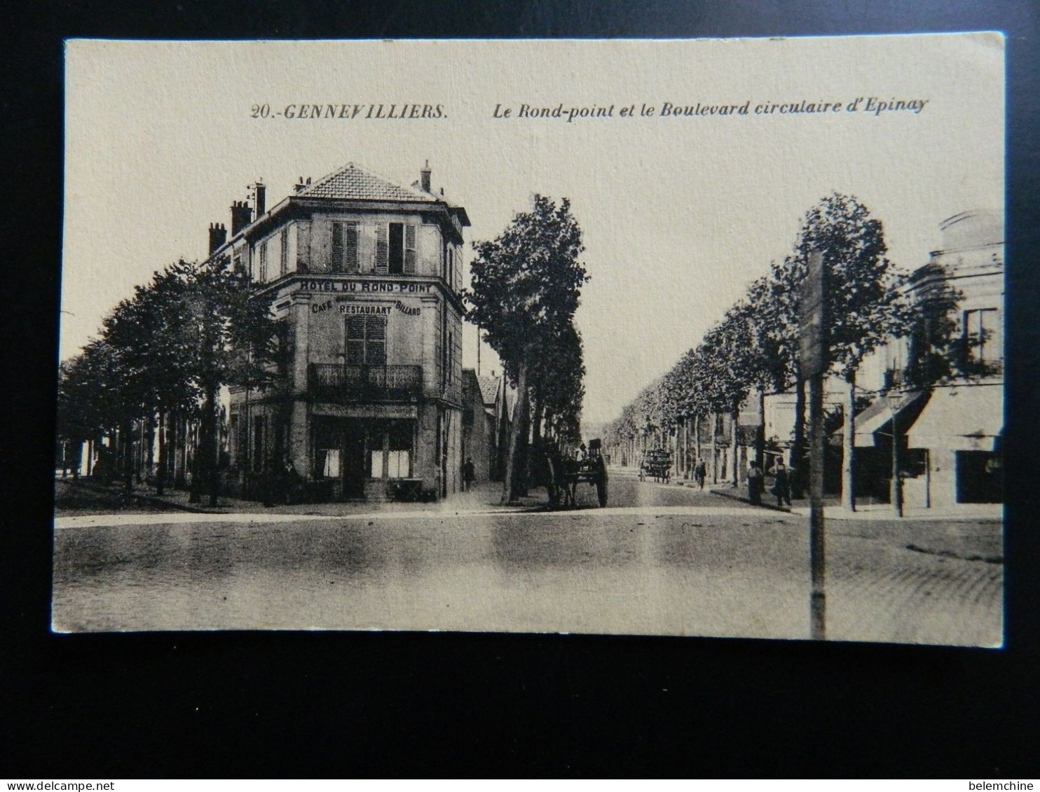 GENNEVILLIERS                      LE ROND-POINT ET LE BOULEVARD CIRCULAIRE D'EPINAY - Gennevilliers