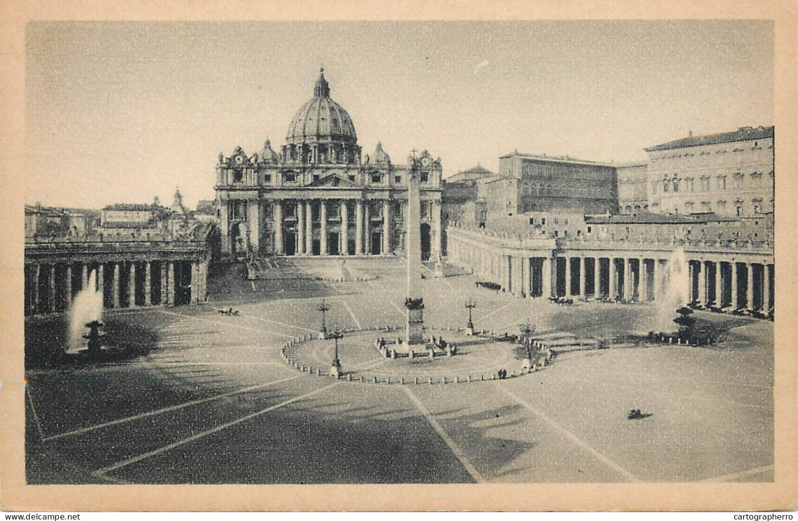 Italy Roma Piazza E Basilica S Pietro - San Pietro