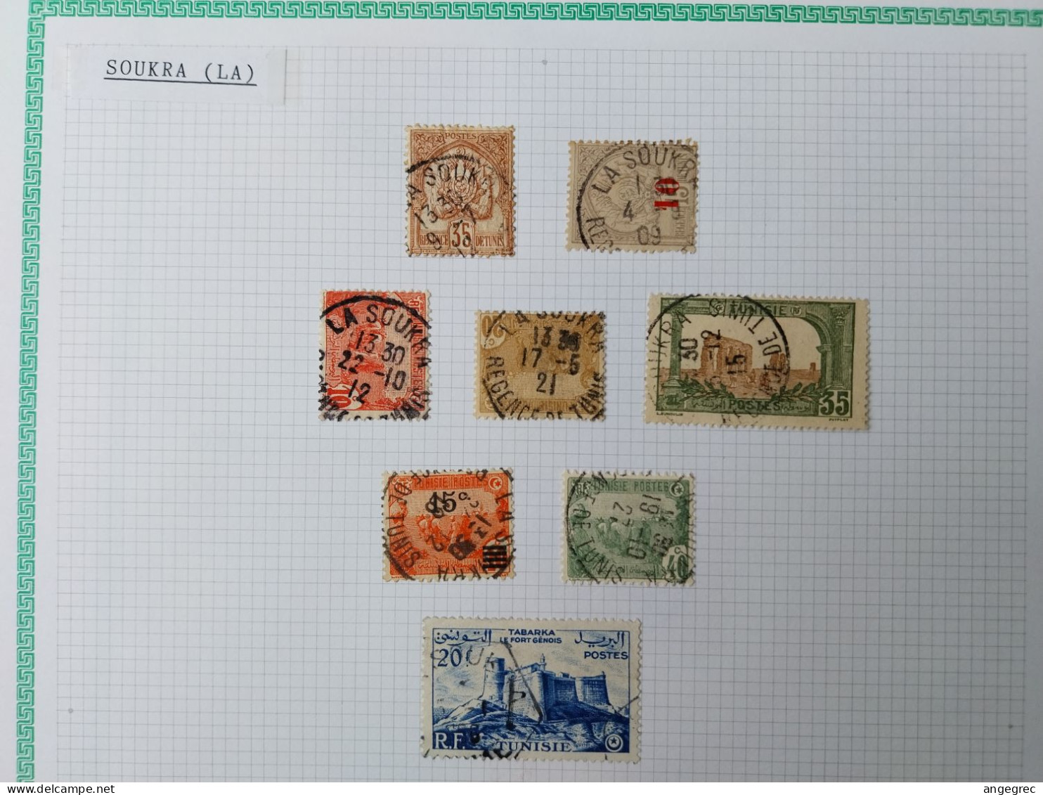 Tunisie Lot Timbre Oblitération Choisies  Soukra (La)  Voir Scan - Used Stamps