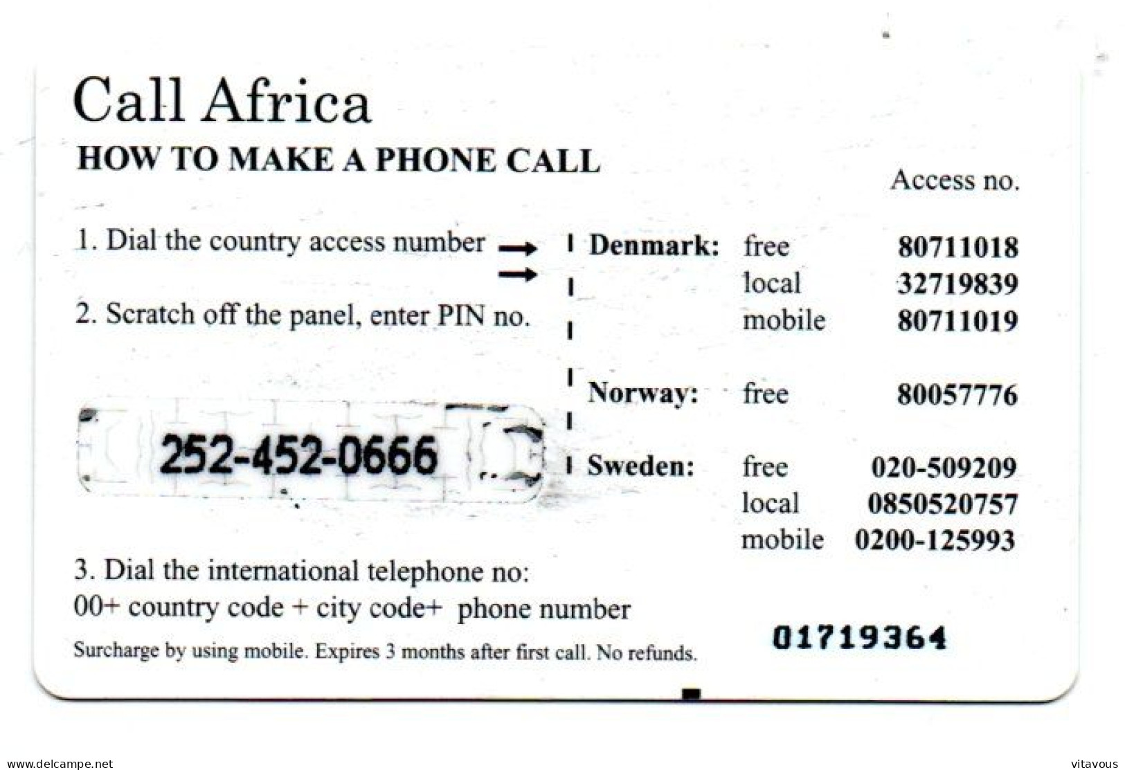 Call Africa Carte Prépayée Card  Karte (K 229) - Australië