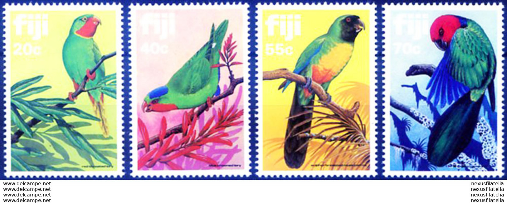 Fauna. Pappagalli 1983. - Fiji (1970-...)