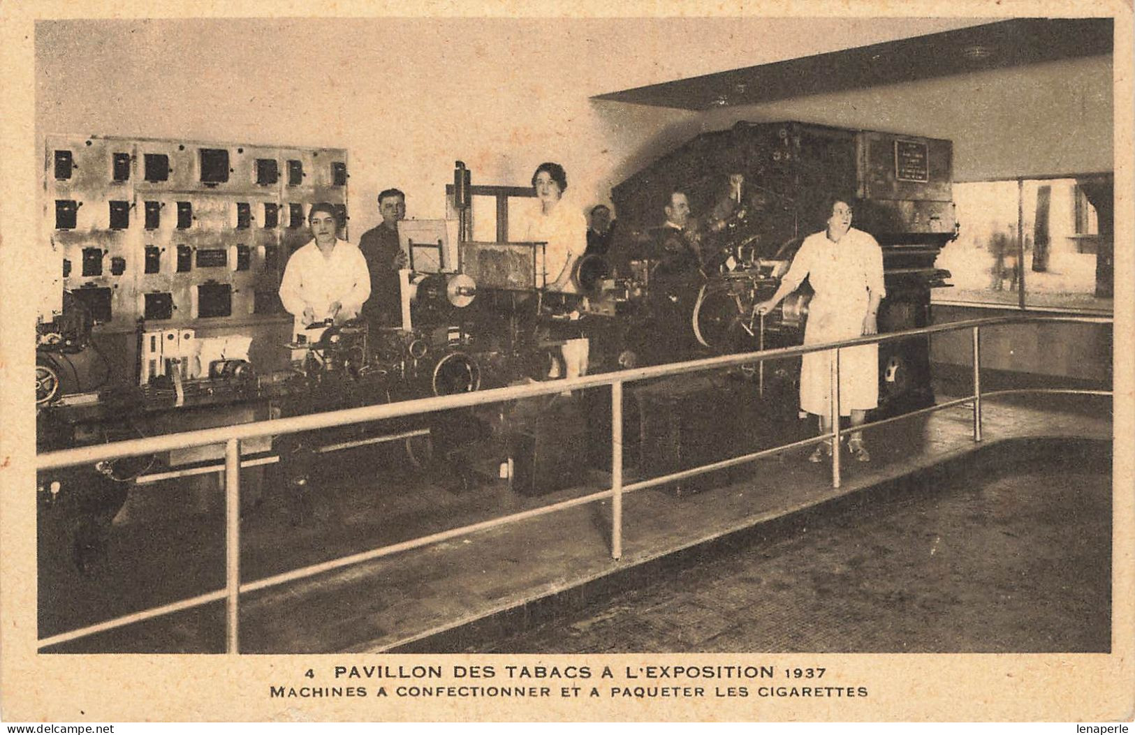 D6465 Paris Pavillon Des Tabacs A L'exposition 1937 - Expositions