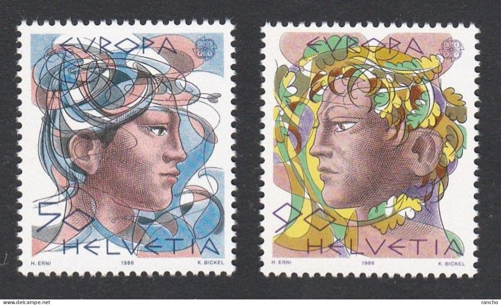 ** EUROPA DE COLLECTION NEUF 1986 C/.S.B.K. Nr:725/726. Y&TELLIER Nr:1244/1245. MICHEL Nr:1315/1316. ** - Unused Stamps