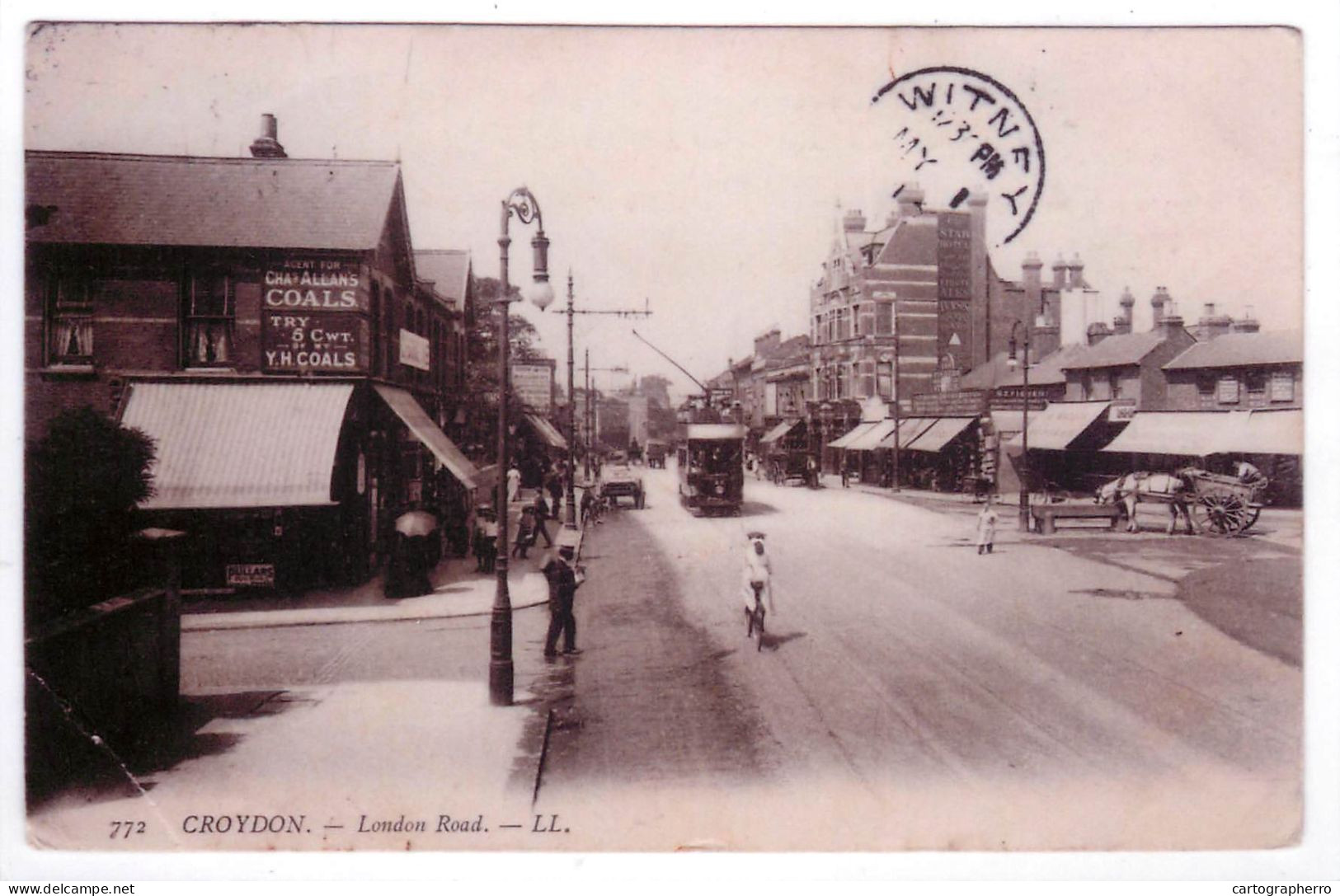 South London Croydon Continental Size 10 X 14 Cm Repro Photo Croydon - Europe