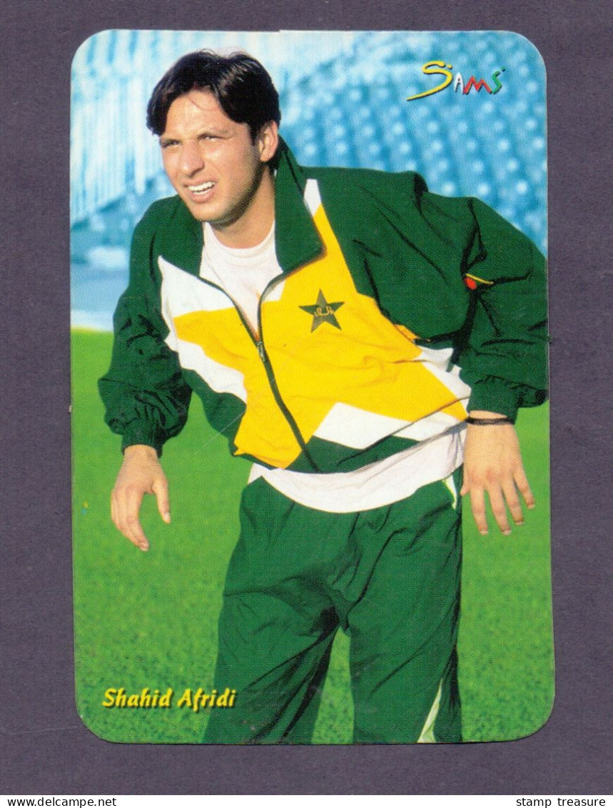 Shahid Afridi (Pakistani Cricketers) * Vintage Pakistani Pocket Calendar 2006 (Sams) THIN PAPER - Cricket