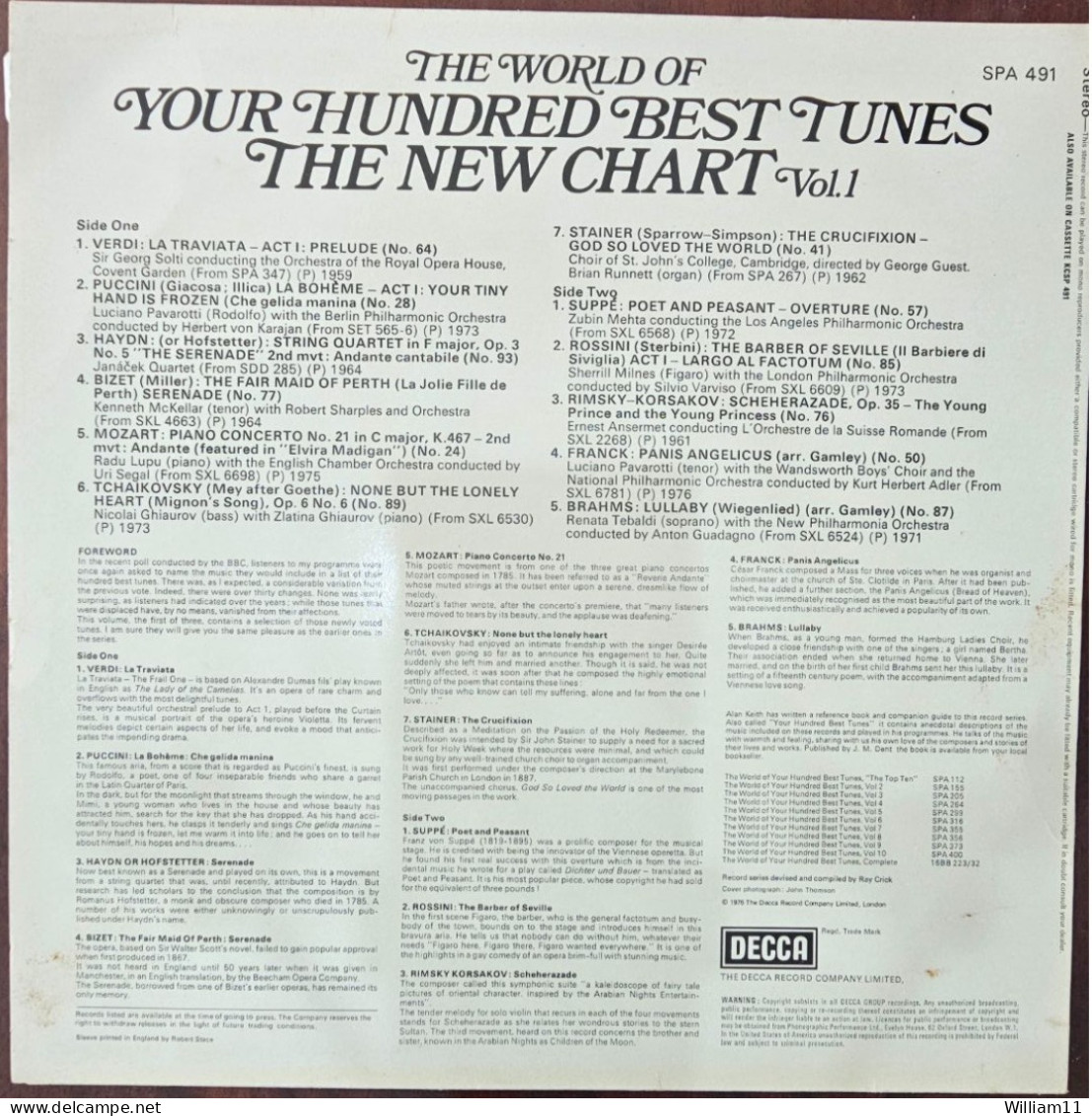 The World Of Your Hundred Best Tunes - The New Chart Vol.1 - Classique