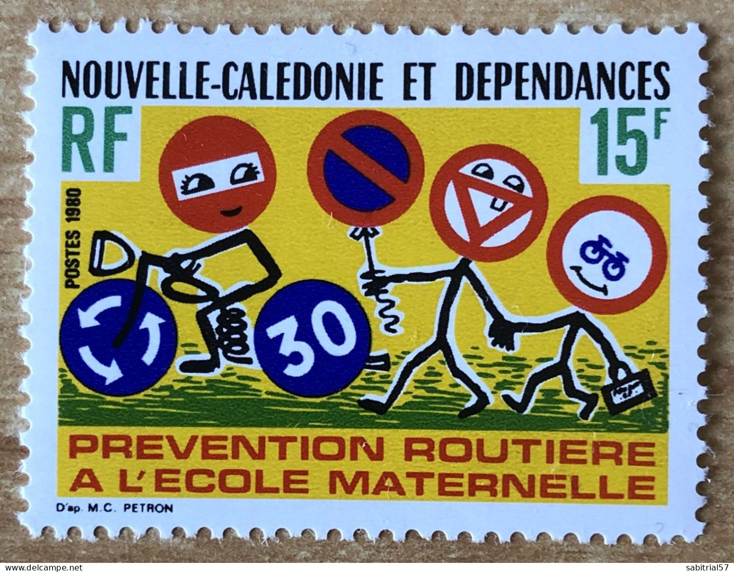 NOUVELLE CALEDONIE 1980 / MNH / Road Safety / Traffic Signals / New Caledonia - Motos
