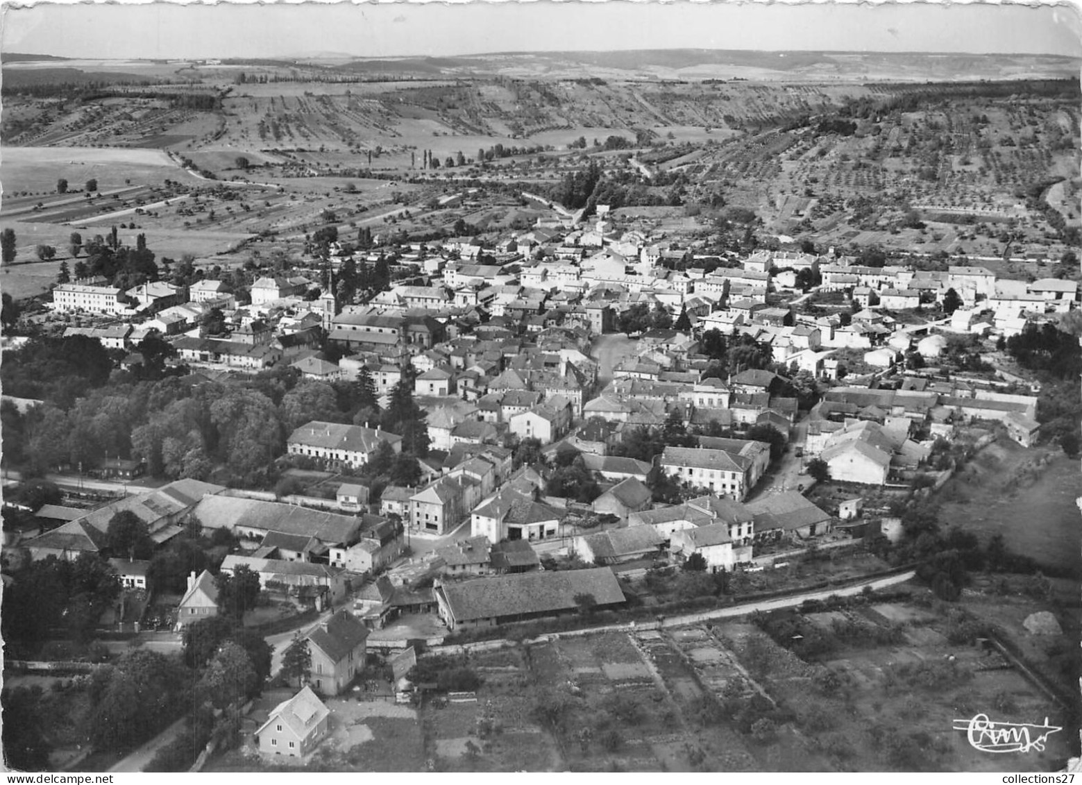 57-VIC-SUR-SEILLE- VUE PANORAMIQUE AERIENNE - Vic Sur Seille