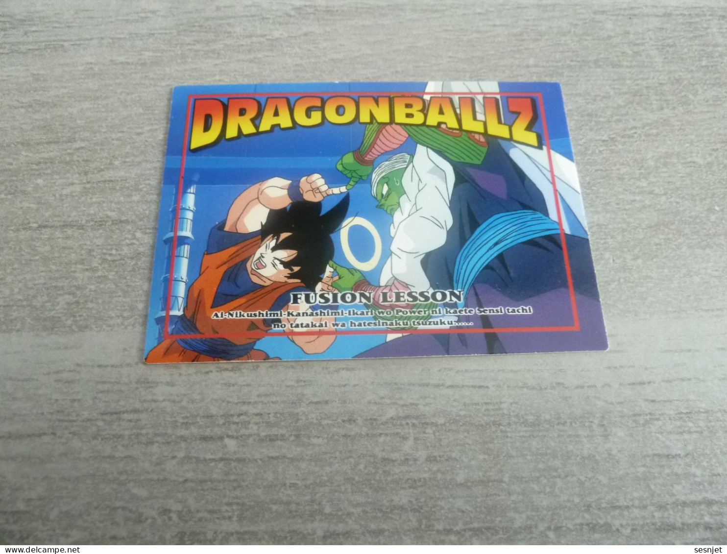 Dragon Ball Z - Fusion Lesson - Card Number 29 - Son Gokou - Editions Made In Japan - - Dragonball Z