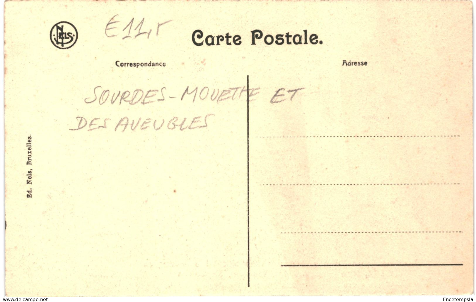 CPA Carte Postale Belgique Bruxelles Institut Des Sourdes Muettes Et Des Aveugles Les élèves à L'ouvrage   VM79694 - Educazione, Scuole E Università