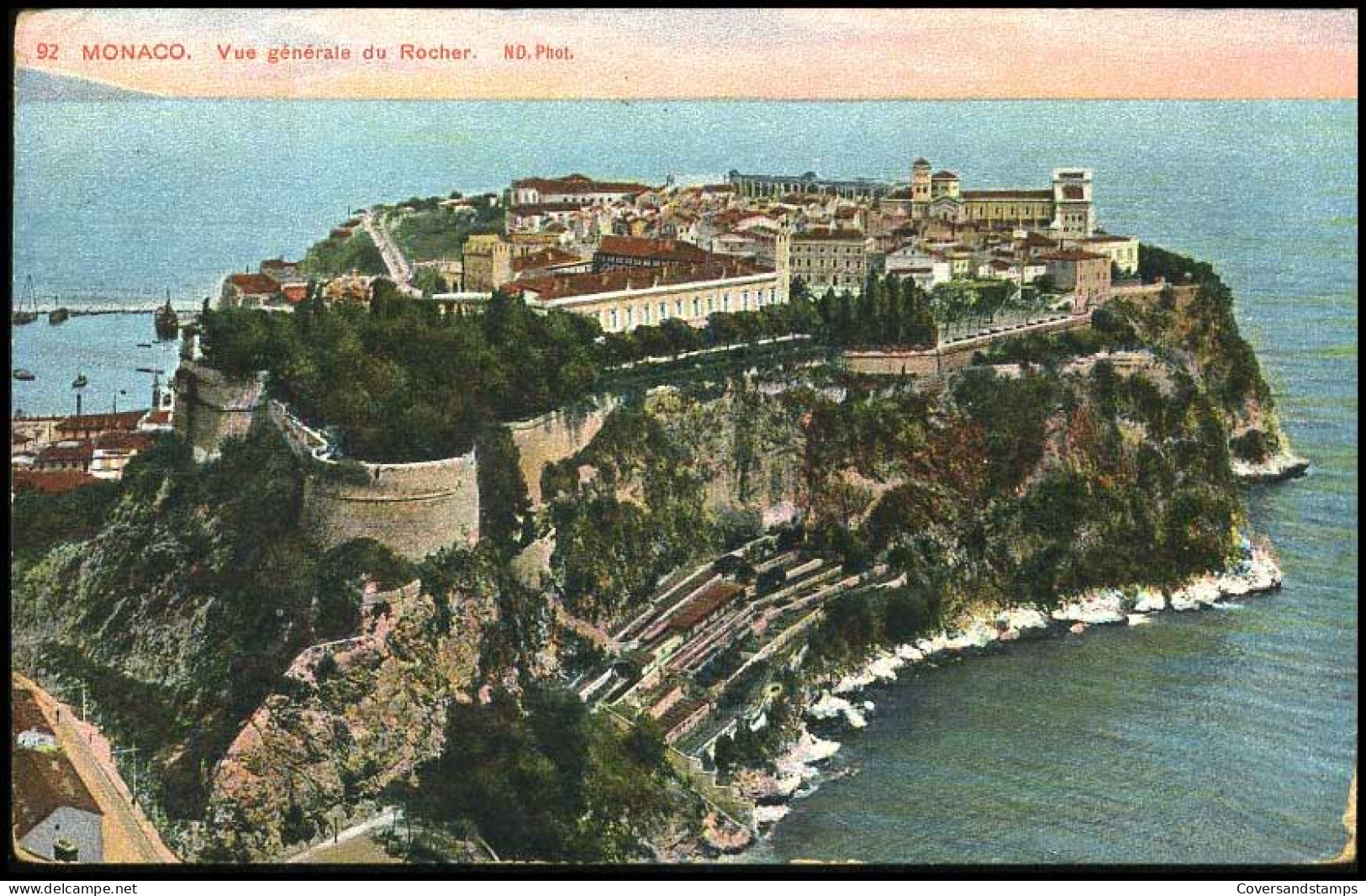 Monaco, Vue Générale Du Rocher - Mehransichten, Panoramakarten