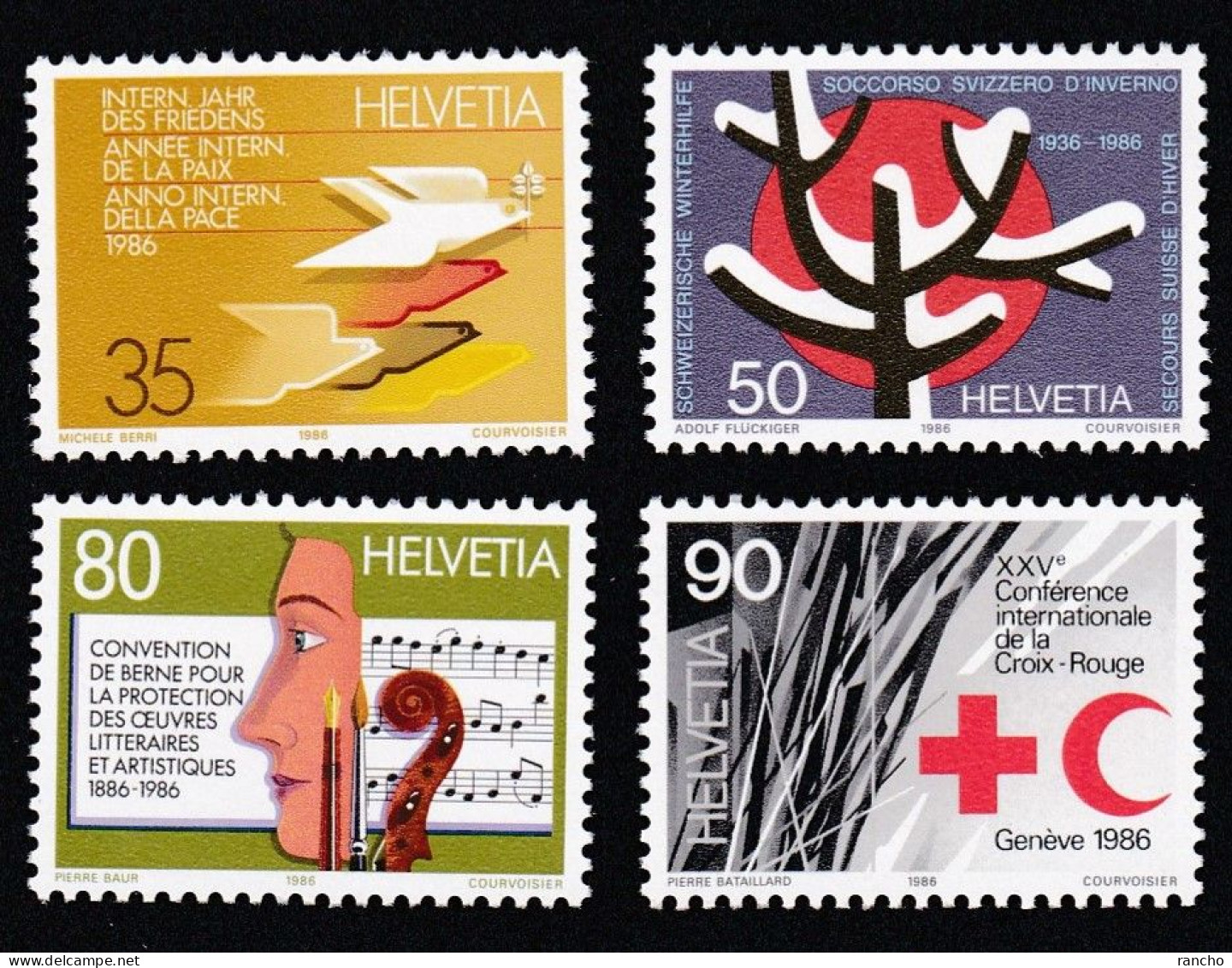 ** SERIE DE COLLECTION NEUF 1986 C/.S.B.K. Nr:727/730. Y&TELLIER Nr:1256/1259. MICHEL Nr:1327/1330.** - Unused Stamps