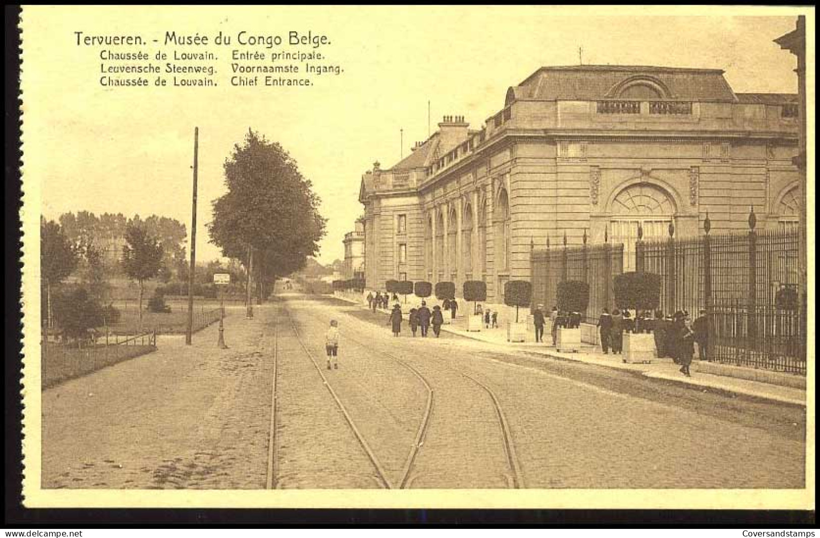 Tervueren - Musée Du Congo Belge -- Chaussée De Louvain, Entrée Principale / Leuvense Steenweg, Hoofdingang - Tervuren