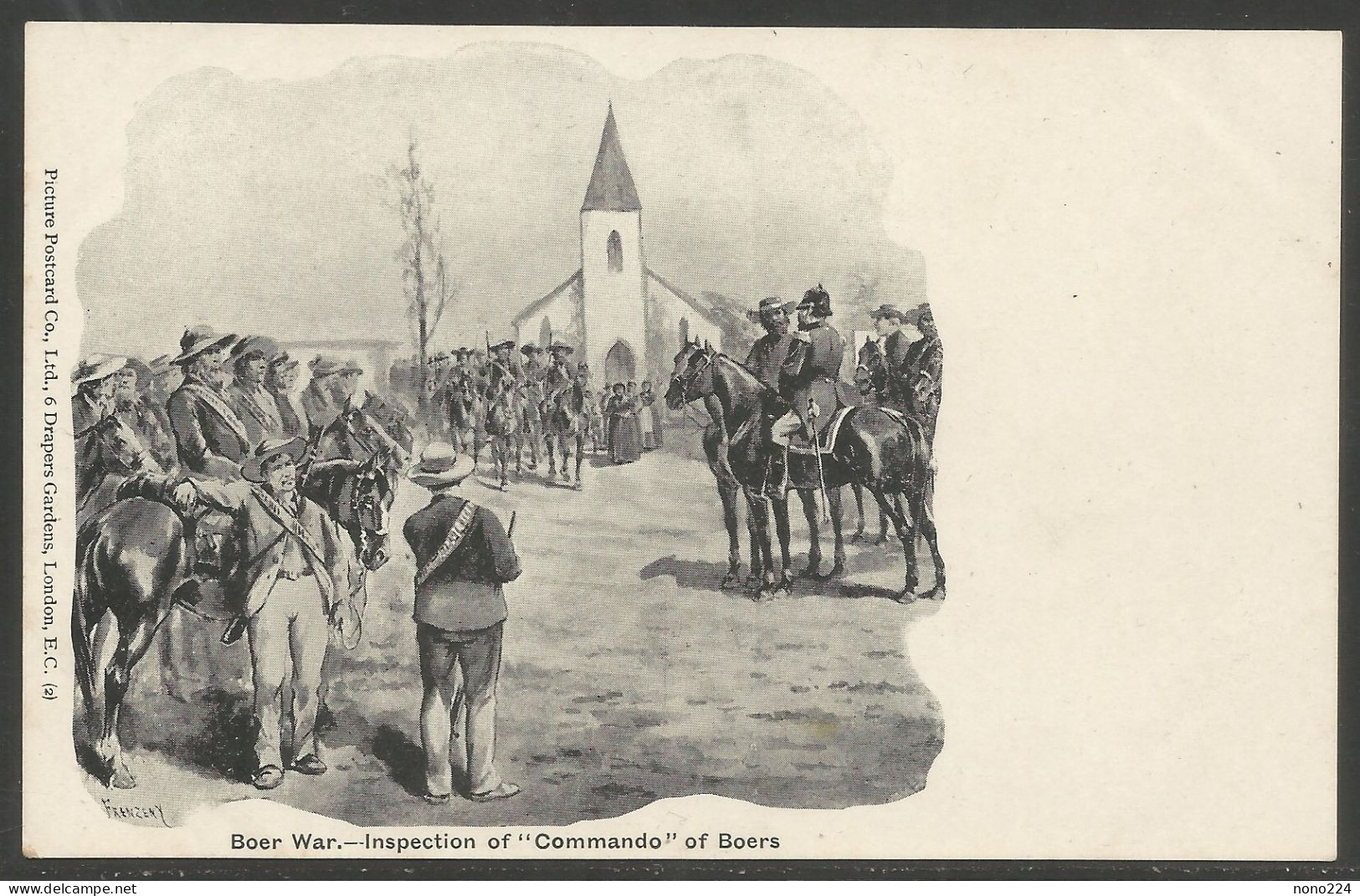 Carte P ( Guerre Des Boers / Inspection Of ,, Commando ,, Of Boers ) - South Africa