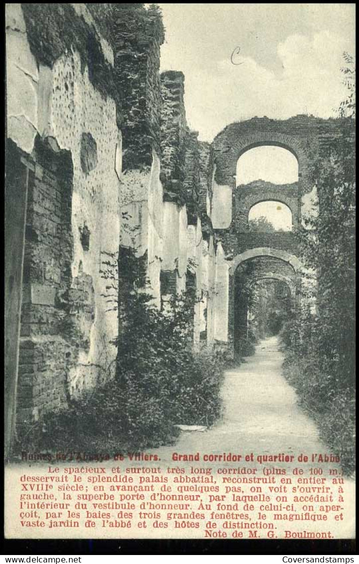 Villers-la-Ville - Ruines De L'Abbaye, Grand Corridor Et Quartier De L'Abbé - Villers-la-Ville
