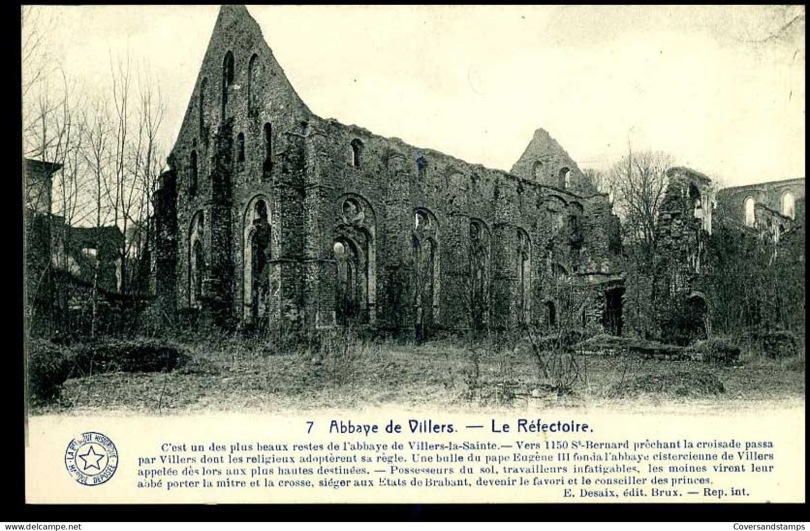 Villers-la-Ville - Ruines De L'Abbaye De Villers, Le Réfectoire - Villers-la-Ville