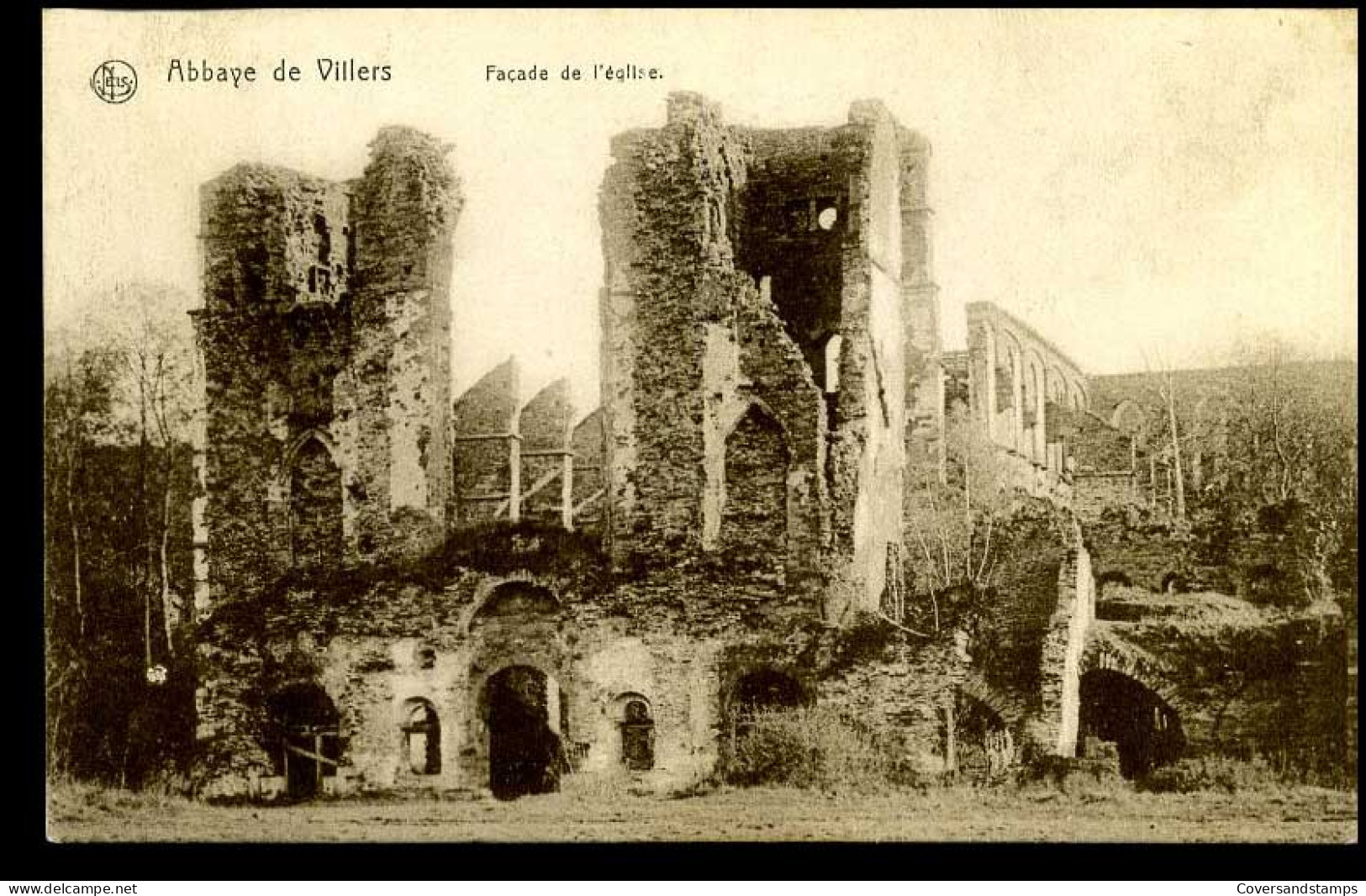 Villers-la-Ville - Ruines De L'Abbaye De Villers, Façade De L'église - Villers-la-Ville