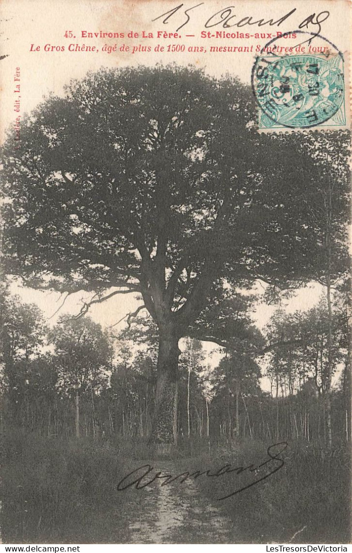 FRANCE - Environs De La Fère - St Nicolas Aux Bois - Le Gros Chêne - âgée Plus De 1500 Ans - Carte Postale Ancienne - Laon
