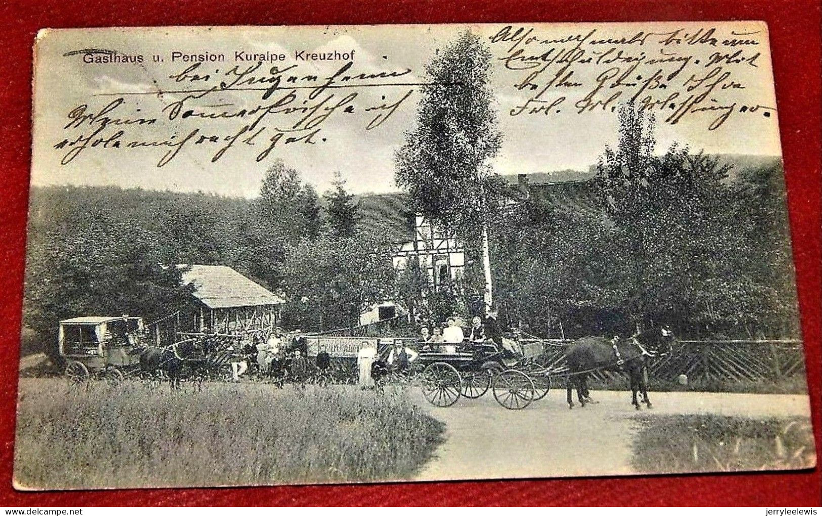 KURALPE  KREUZHOF  -  Gasthaus Und Pension  -  1910    - - Odenwald