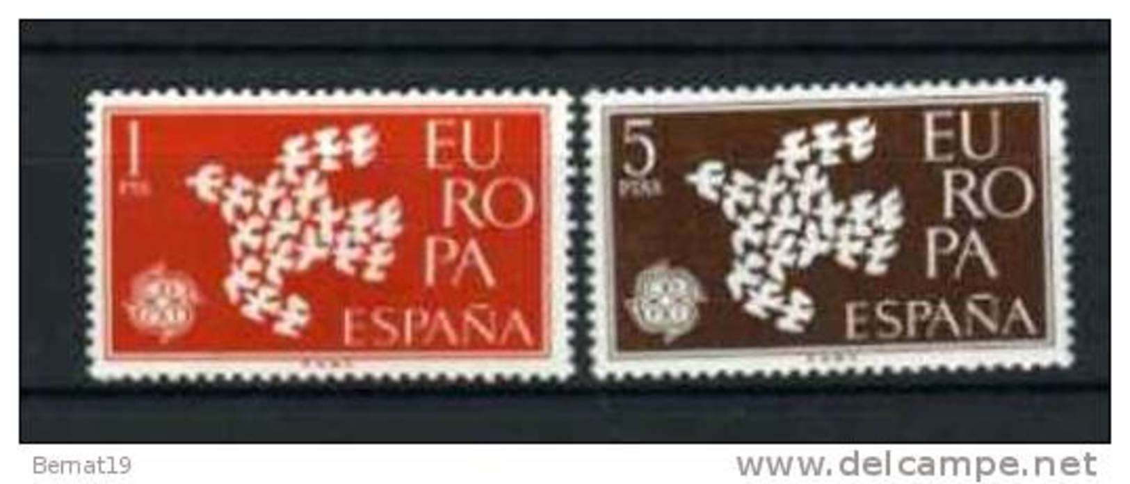 España 1961. Edifil 1371-72 ** MNH. - Nuevos