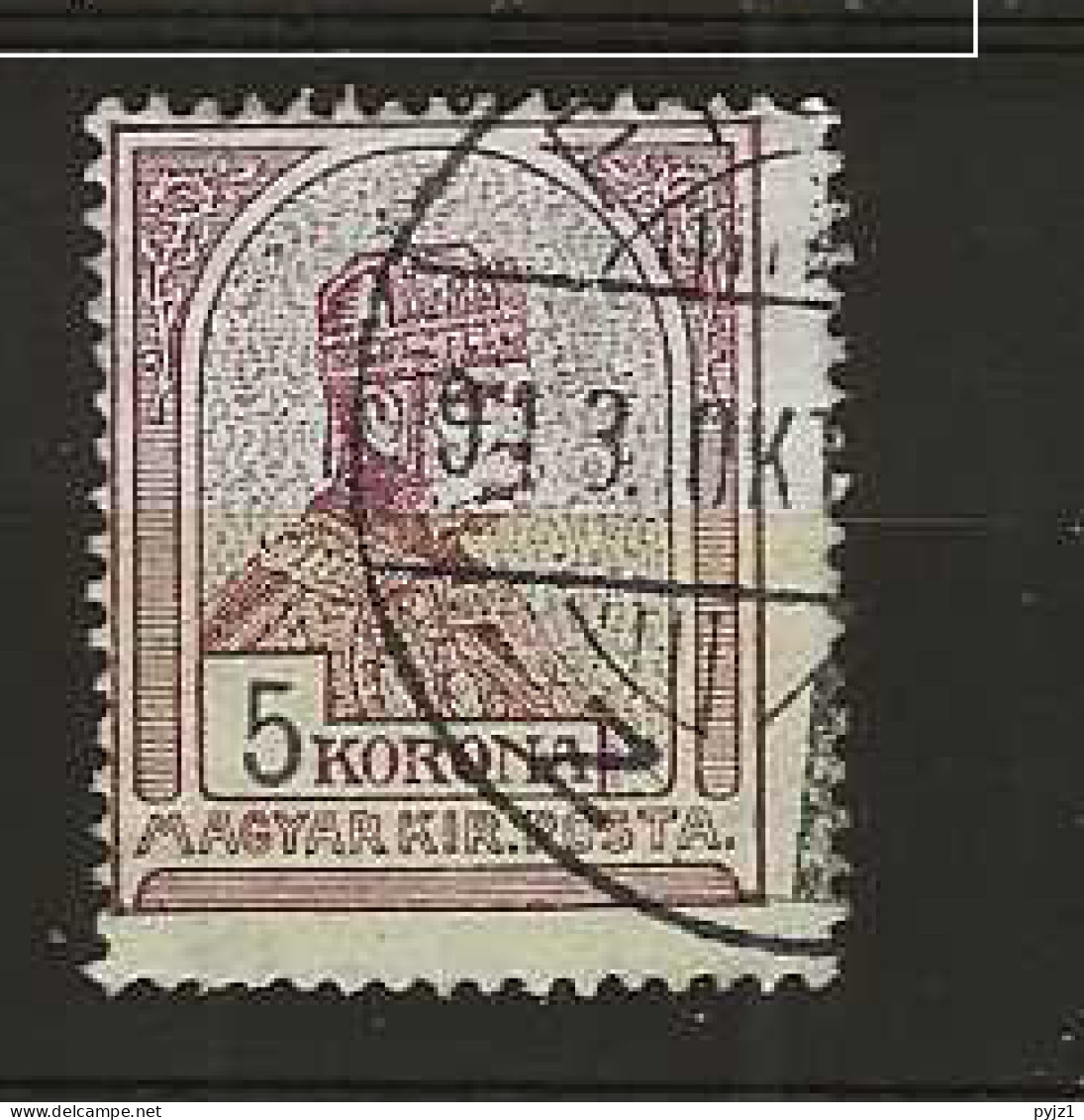 1908 USED Hungary Mi 107-Y - Gebraucht