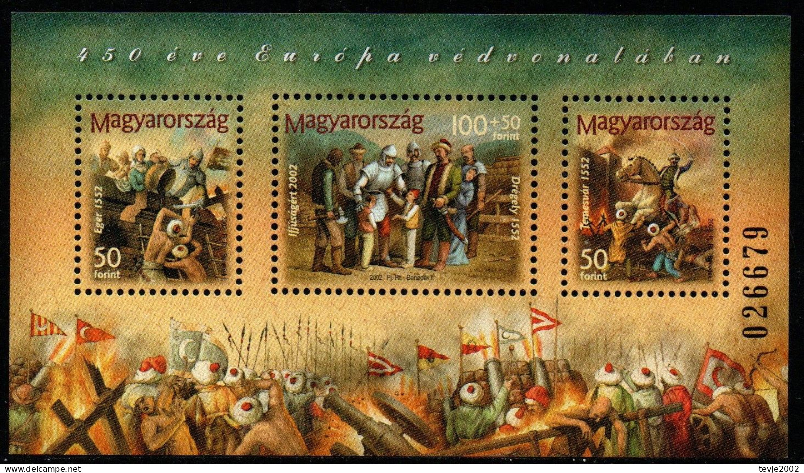 Ungarn 2002 - Mi.Nr. Block 267 - Postfrisch MNH - Blocchi & Foglietti