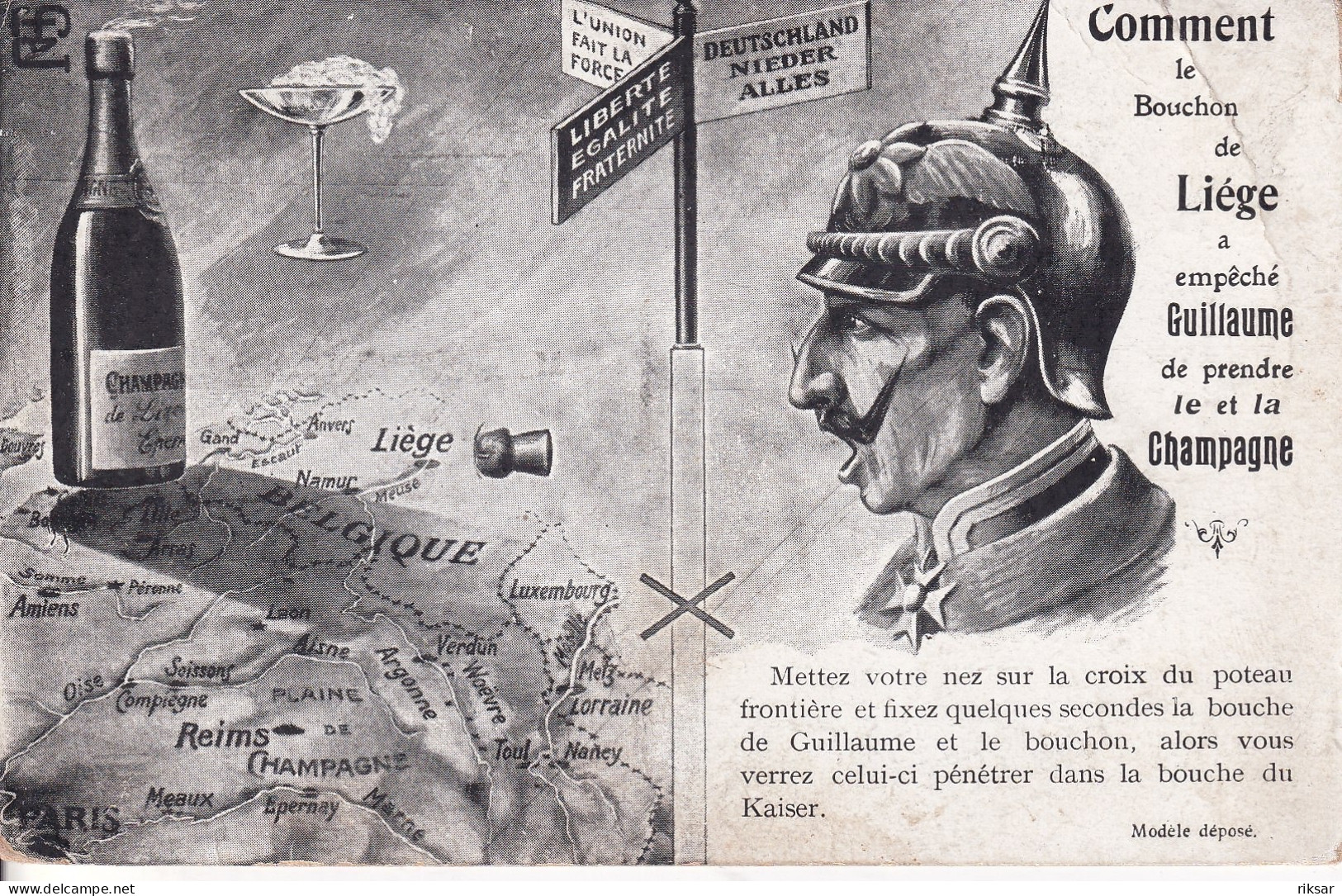 MILITAIRE(ILLUSTRATEUR) GUILLAUME(LIEGE) - Patrióticos