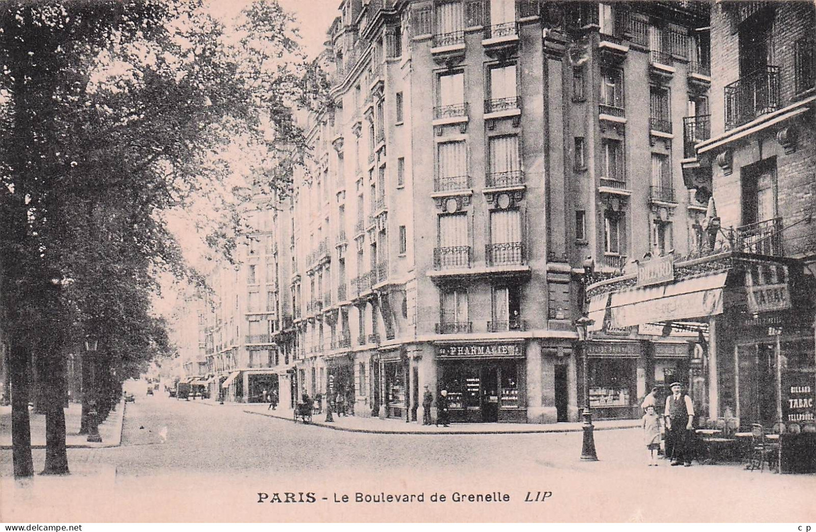 Paris - Le BLVD De Grenelle  -  CPA °J - Arrondissement: 15