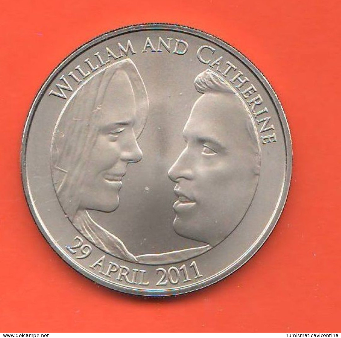 UK William & Kate Royal Wedding 5 Pounds 2011 Five Pounds England Angleterre 5£ - 5 Pounds