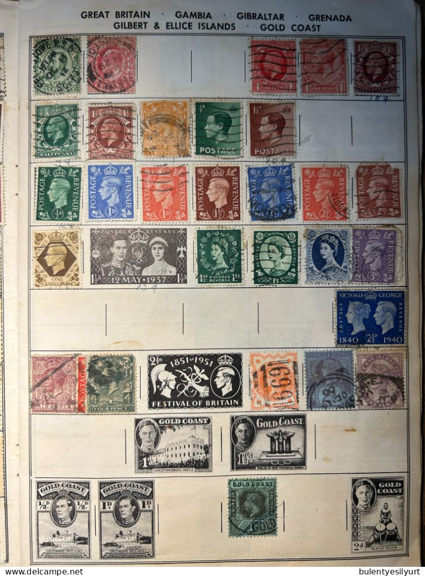 Special and Unique stamps from all countries from the late 1800s and 1900s