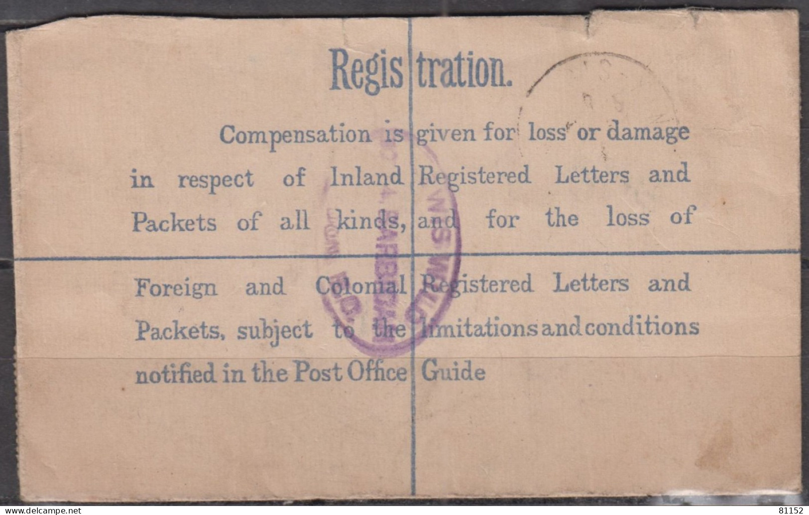 G.B.   Enveloppe ENTIER  GEORGE V  1p + Complément De 0.5p Et 1p  Recommandée  De LONDON  Le 22 Déc 1914 Pour PARIS - Postwaardestukken