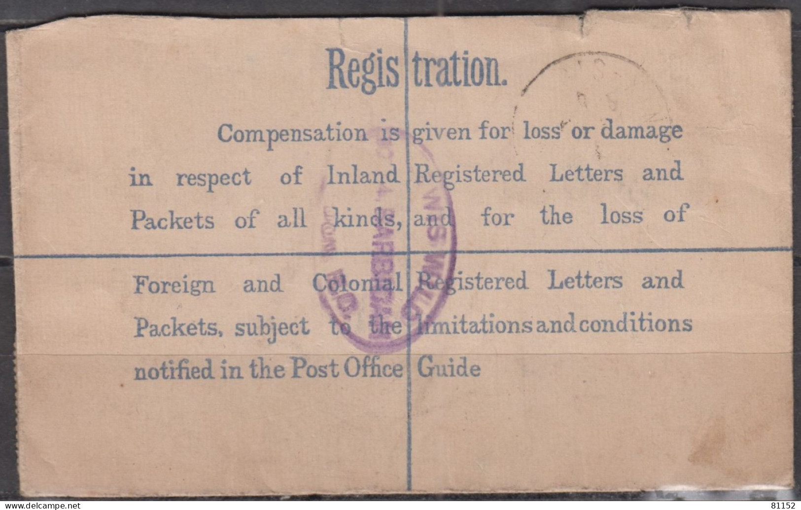 G.B.   Enveloppe ENTIER  GEORGE V  1p + Complément De 0.5p Et 1p  Recommandée  De LONDON  Le 22 Déc 1914 Pour PARIS - Material Postal