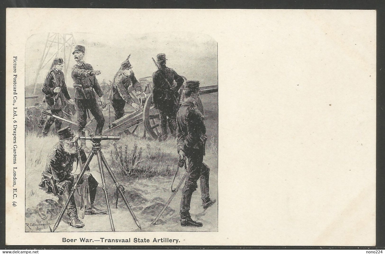 Carte P ( Guerre Des Boers / Transvaal State Artillery ) - Südafrika