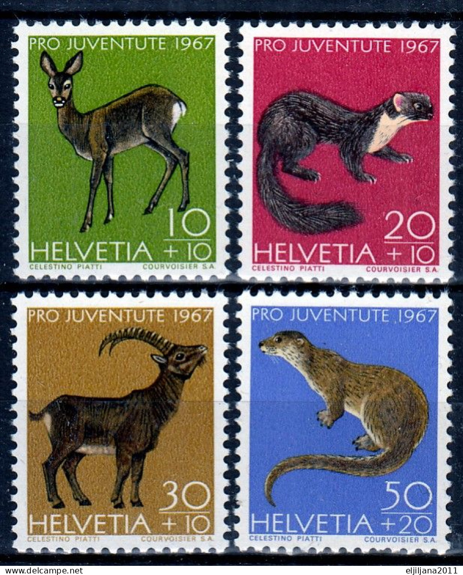 Switzerland / Helvetia / Schweiz / Suisse 1967 ⁕ Pro Juventute Mi.866-869 ⁕ 4v MNH - Ongebruikt