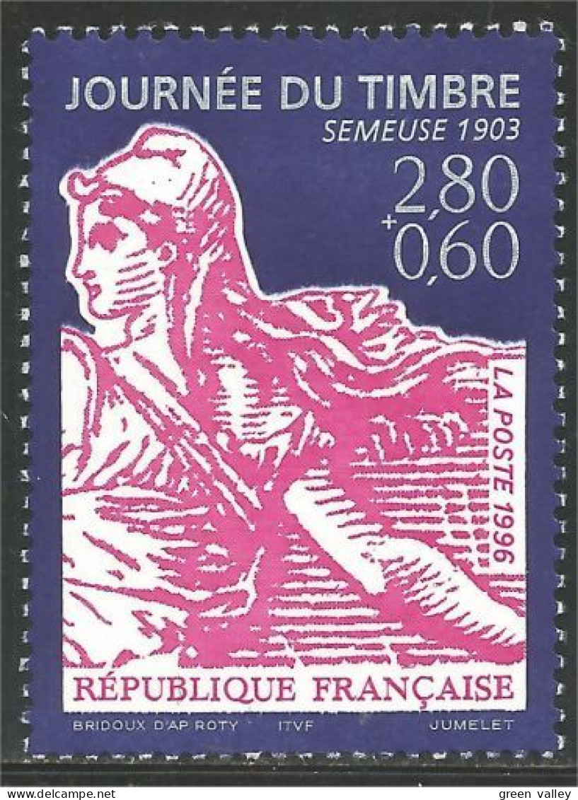 359 France Yv 2990 Journée Timbre Semeuse MNH ** Neuf SC (2990-1b) - Stamp's Day
