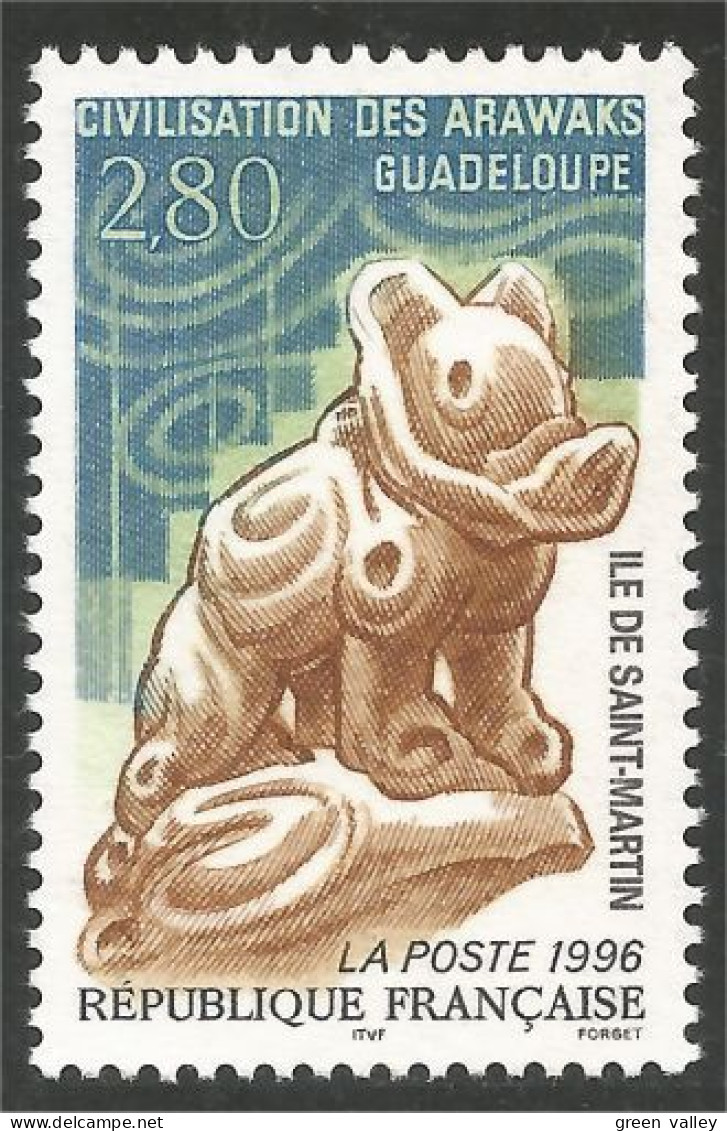 359 France Yv 2988 Civilisation Arawaks Guadeloupe MNH ** Neuf SC (2988-1) - Other & Unclassified