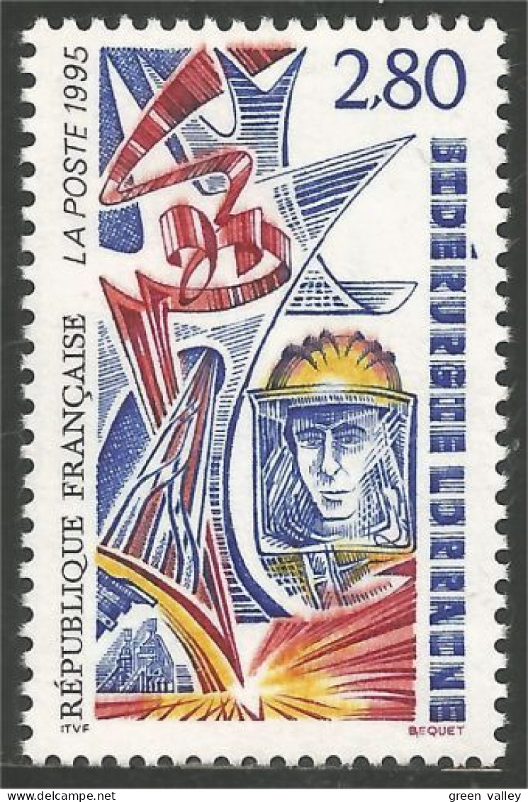 359 France Yv 2940 Sidérurgie Metal Acier Steel MNH ** Neuf SC (2940-1b) - Minerales