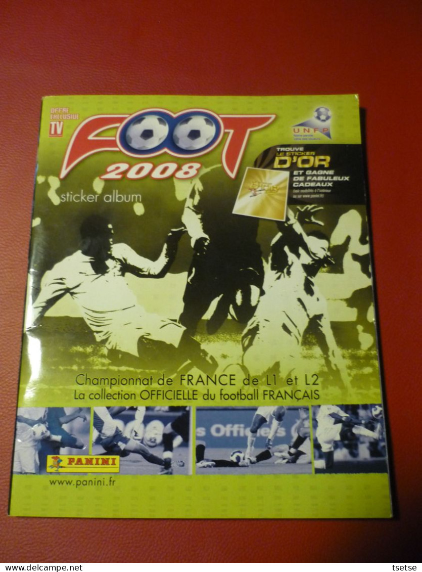 Album Panini - Foot 2008 / Championnat De France - French Edition